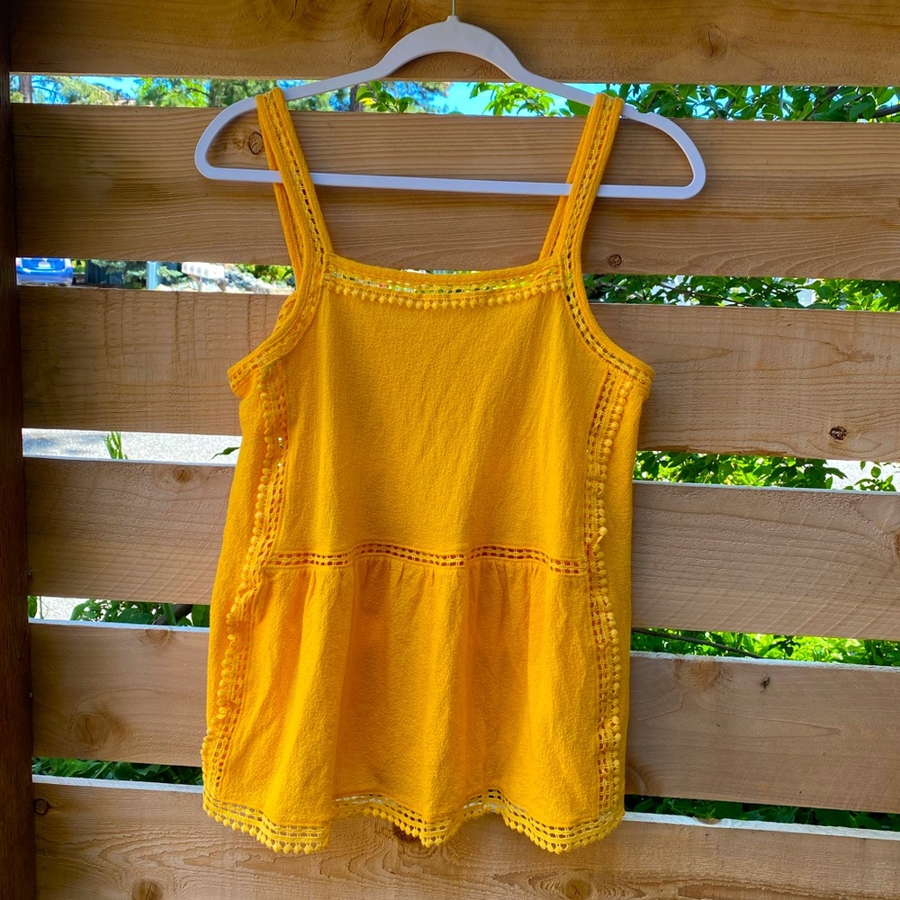Time & Tru Embellished Sleeveless Top